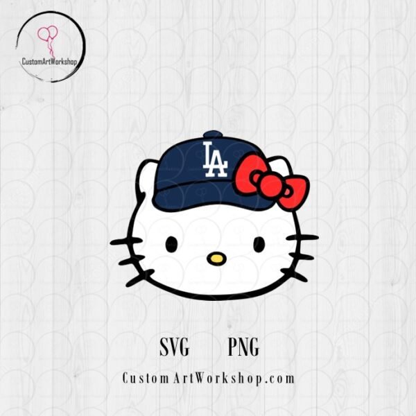Hello Kitty Dodgers Instant Download