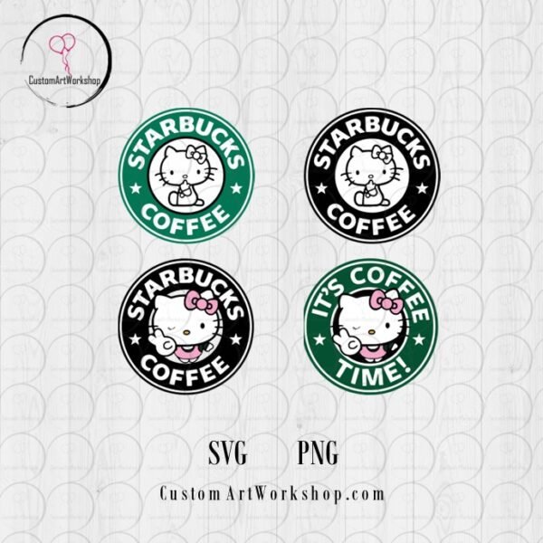 Hello Kitty Starbucks Coffee Instant Download