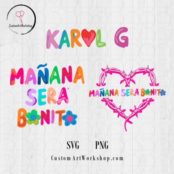 Karol G Manana Sera Bonito Clipart Instant Download