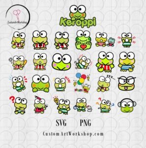Keroppi Instant Download