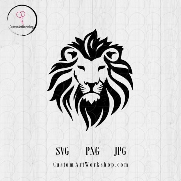 Home 7 Lion Head Instant Download