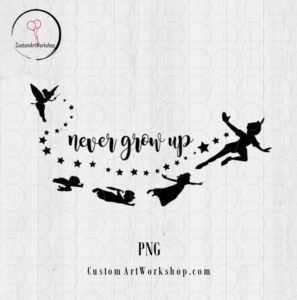 Peter Pan Never Grow Up Instant Download