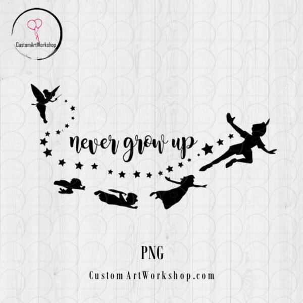 Peter Pan Never Grow Up Instant Download