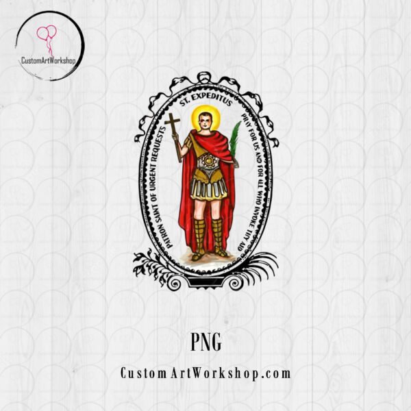 Saint Expeditus Animated Digital File Instant Download