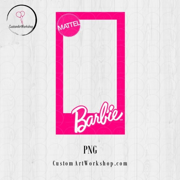 Barbie Frame Clipart Instant Download