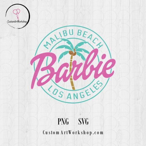 Barbie Malibu Beach Animated Digital File Instant Download