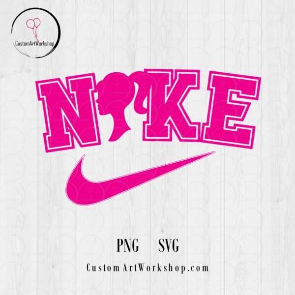 Barbie Nike Animated Digital File Instant Download