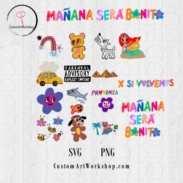 Karol G Manana Sera Bonita Clipart Instant Download