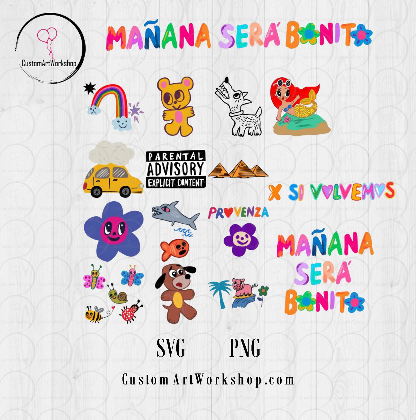 Karol G Manana Sera Bonita Clipart Instant Download 1 Karol G Manana Sera Bonita Clipart Instant Download